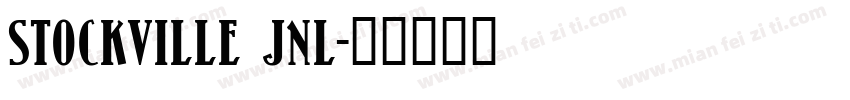 Stockville JNL字体转换